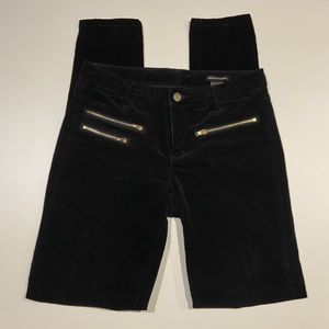 Club Monaco Black Velvet Corduroy Pants